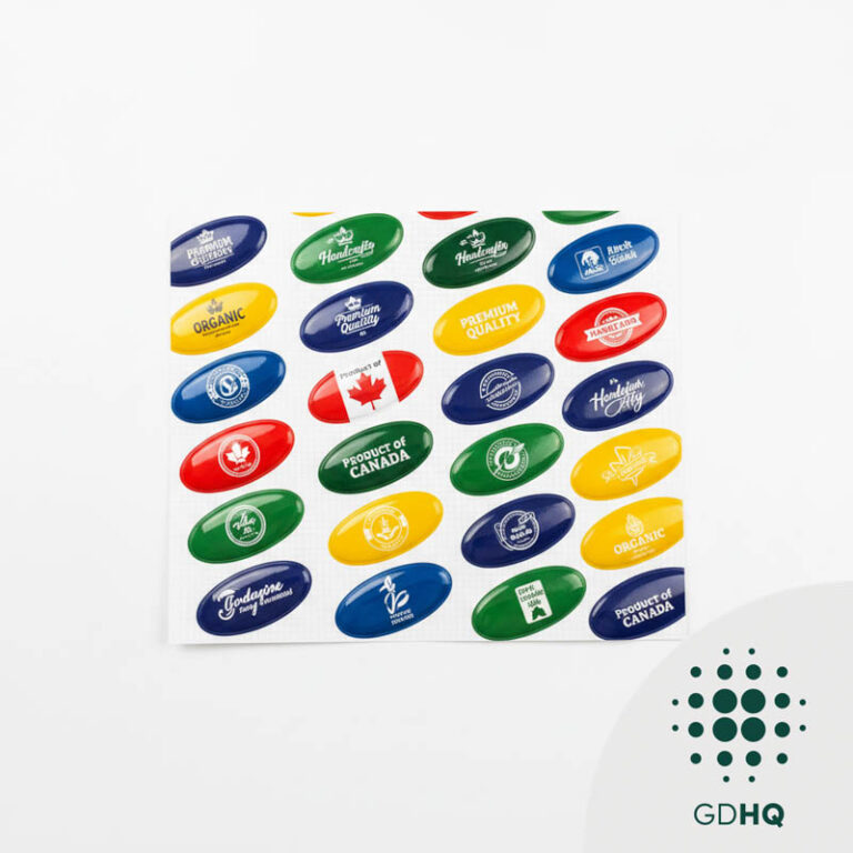 Custom Oval Sticker Sheets photo
