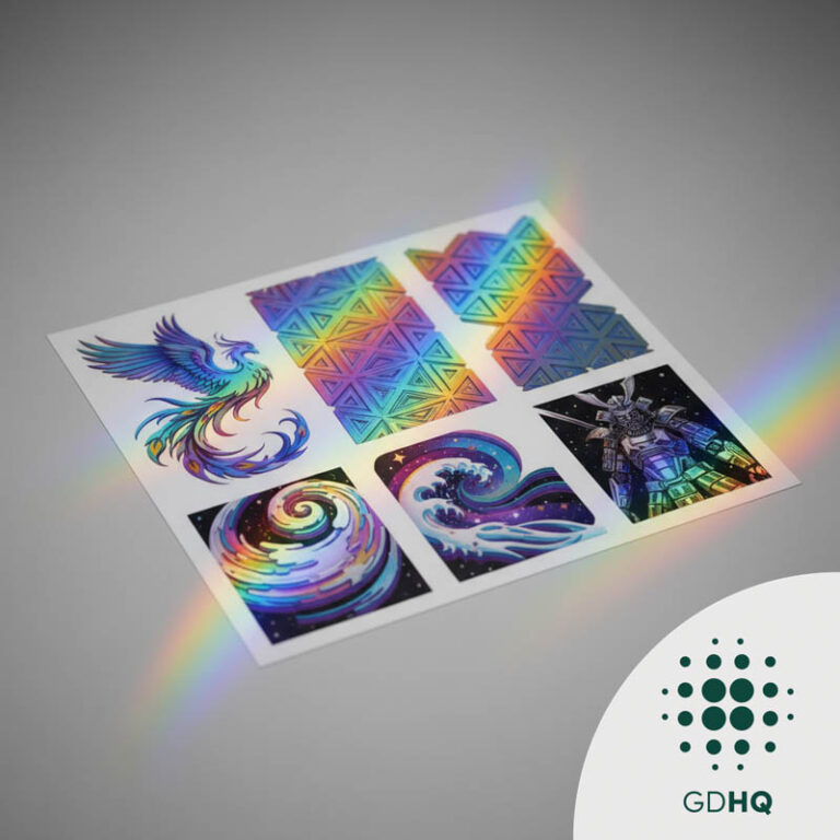 Custom Specialty holographic Stickers photo